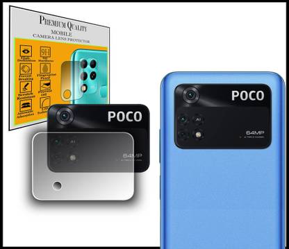 HIDEOUS Back Camera Lens Glass Protector for POCO M4 Pro