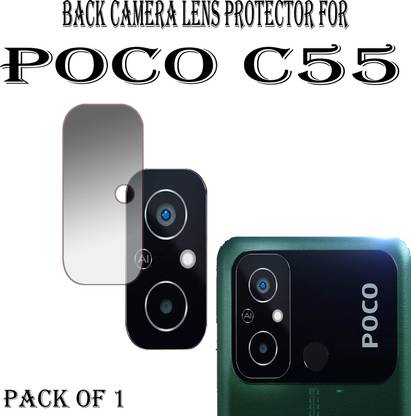 EJZATI Back Camera Lens Glass Protector for POCO C55