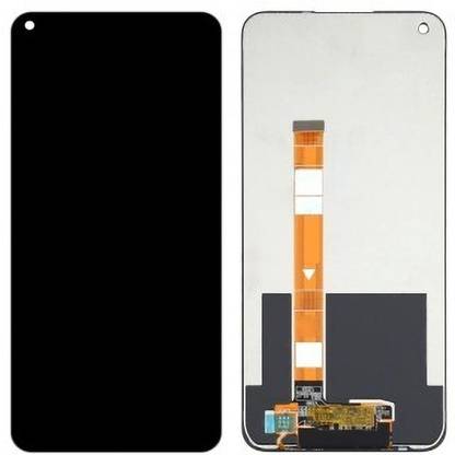 mobvit IPS LCD Mobile Display for REALME 7i (BLACK COMBO FOLDER)