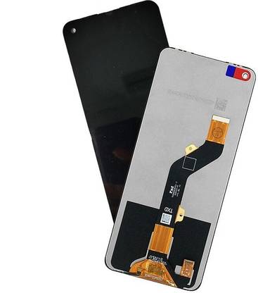 NEW LCD Mobile Display for Tecno Spark 7 Pro KF8 LCD +Touch Screen Digitizer Combo Folder Black