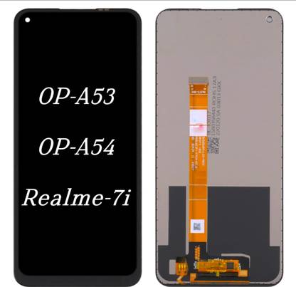 NRTELECOM IPS LCD Mobile Display for OPPO & REALME A53, A54, REALME 7i 500+ Lighting