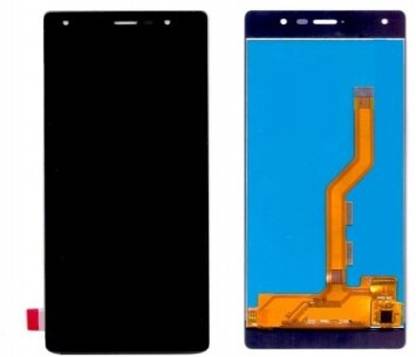 KRC KING LCD Mobile Display for Lyf Water F1S - Black