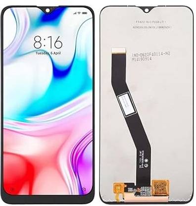BMOBILESHOP Haptic/Tactile touchscreen Mobile Display for REDMI 8, 8A Display Combo