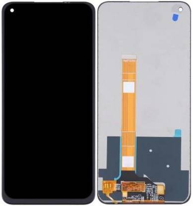 MTC IPS LCD Mobile Display for mtcs Realme 6 - Black (display glass combo folder)