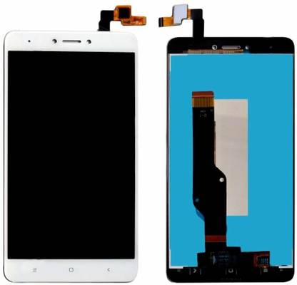 WEBFLP LCD Mobile Display for Xiaomi Redmi Note 4 White Display Glass Combo Folder