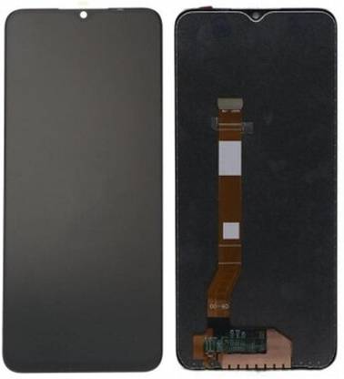 mobvit IPS LCD Mobile Display for REALME Narzo 50A Prime (BLACK COMBO FOLDER)