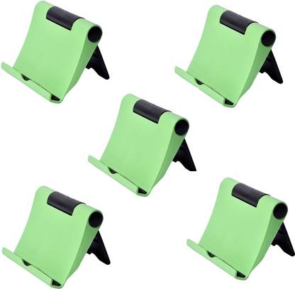 REEPUD Cell Phone Stand for Desk, Foldable Cell Phone Holder Mobile( Pack of 5) Mobile Holder