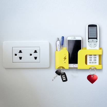 OUTSET Multi Purpose Holder For Pens, ACvTV Remotes,Mobile,Charging Wire and Keychain Mobile Holder