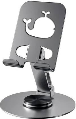 Redclip Carbon Steel Foldable Tablet Pc Stand with 360 Rotating Mobile Holder