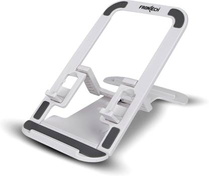 Frontech Foldable Phone Holder – 4-Level Adjustable,Durable ABS Rubber Pads CCH-0013WHT Mobile Holder