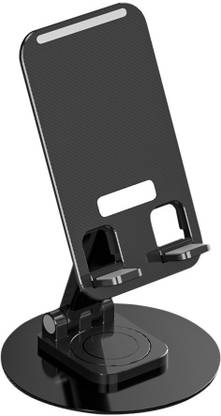 BROLAVIYA 360 Degree Rotation Desktop Mobile / Tablet Stand With Foldable Design Mobile Holder