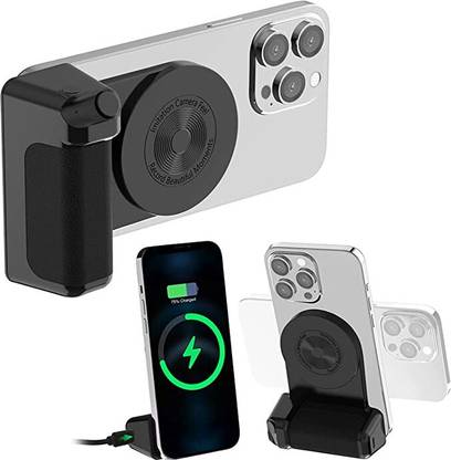 Auslese Magnetic Mobile Phone Camera Handle 10W Qi Wireless Charging Stand Mobile Holder