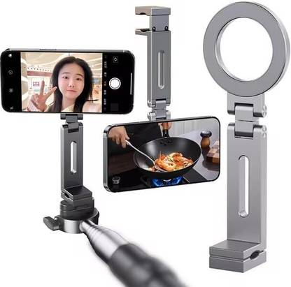 RETRACK RT-999 Zinc Alloy Special Purpose Magsafe Mount, 360° Flexible Angle Adjustment Mobile Holder