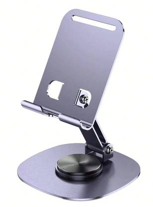 En ligne Metal Desktop Phone Holder, Universal Rotation Folding Tablet & Phone Stand Mobile Holder