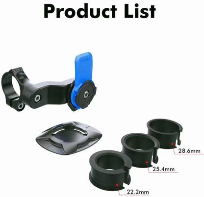 ZITRONIX Motorcycle Phone Holder Quad Lock Phone Mount for Handlebar Screw Mounting Mobile Holder