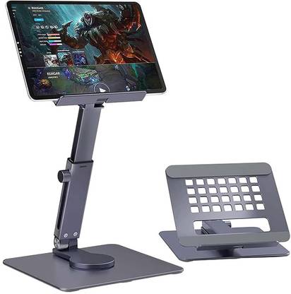Verilux Desktop Tablet Stand Riser 360° Rotatable Tablet Rack Adjustable Height Mobile Holder