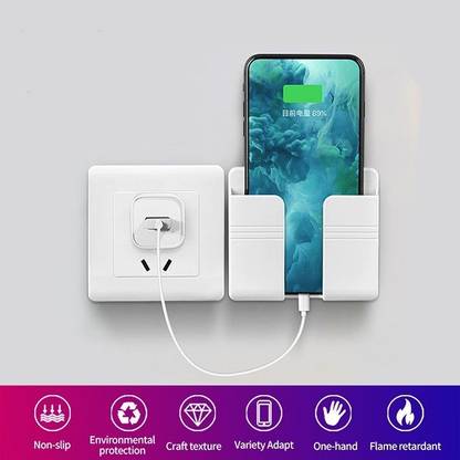 TECHGEAR Wall Fixed Mount Holder Phone Charging Stand Mobile Holder