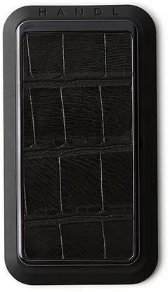 HANDL NEW YORK Black Croc stick - New Packaging Mobile Holder