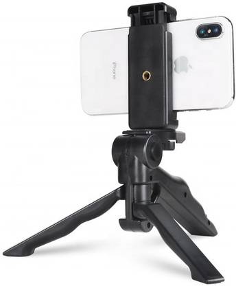 JSD PRO - Mini Hand Grip 2-in-1 - Camera & Smartphone Compatible -Mini Tripod & Mobile Holder
