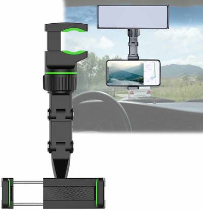 Zohlo Best Adjustable Car RearView Mirror Cell Phone Holder Mount Stand Cradle for GPS Mobile Holder