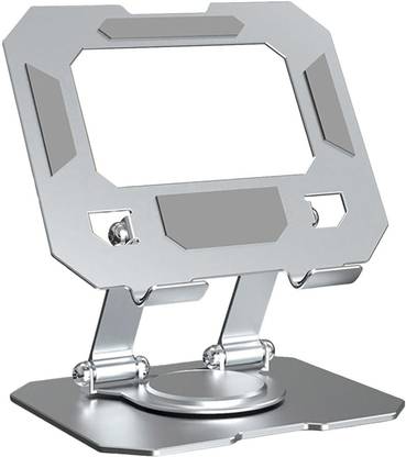BROLAVIYA Metal Desktop Foldable, 360 Rotating Base, Compatible with 4-13 Inch Device, D3 Mobile Holder