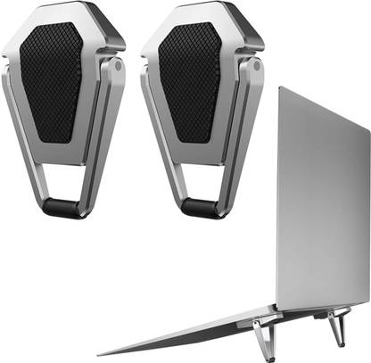 Blue Birds Adjustable height Aluminum Alloy Folding with shield sticker mini Aluminium Floor and Desk Stand Laptop Stand Compatible with Universal Laptops