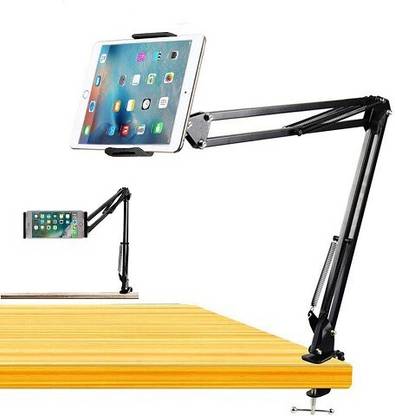 BROLAVIYA Lazy Arm Bracket For Both Mobiles and Tablets Fits Device 4-10.1 Diagonal Inch Mobile Holder