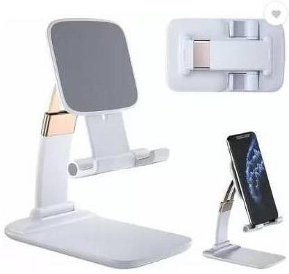 TECHGEAR Adjustable Phone Stand, Foldable Portable Stand Phone Holder For Desk, Desktop Mobile Holder