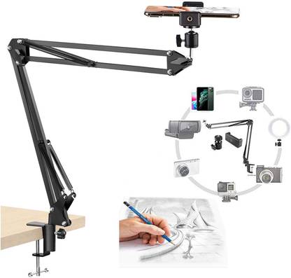 BROLAVIYA Universal Overhead Video Mobile Stand and Camera Stand Mobile Holder