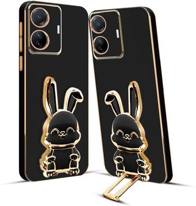 VIRMON New Cute 3D Rabbit Holder BLACK Mobile Holder