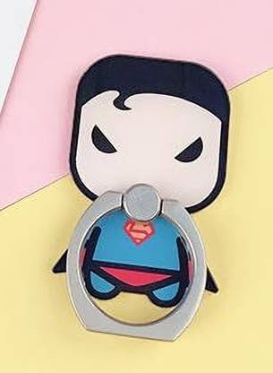 Renyke Mobile Ring Holder Stand 360 Degree Rotation with Finger Baby Superman Mobile Holder