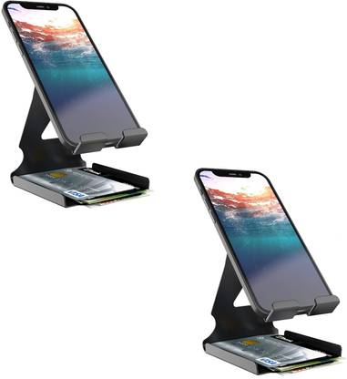 ELV DIRECT Mobile Stand Holder With Convenient Charging for Tablet and Smartphones Set of 2 Mobile Holder