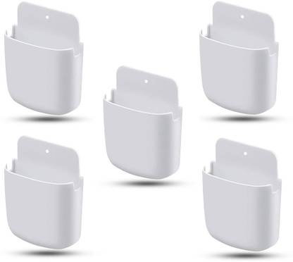 M/S DSNS Phone Stand Wall Mount For Charging | AC/TV Remote Hanging Bracket Pack OF 5 Mobile Holder