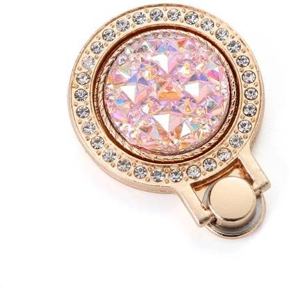 PRH Phone Ring Finger Grip Sparkle Phone Ring Artificial Diamond Stand, Rhinestone Mobile Holder