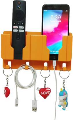 M/S DSNS Mobile Wall Stand for charging | AC/TV Remote Holder Phone Stand Pack OF 1 Mobile Holder