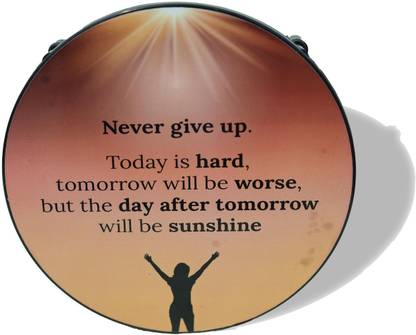 Expro Never Give Up Decorative Mobile, Remote and Key Mobile Holder