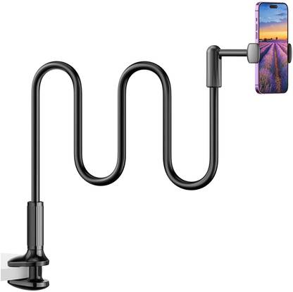 SAIJI IVY 4 Gooseneck Phone holder for bed 360° Rotate Adjustable Cell Phone Holder Mobile Holder