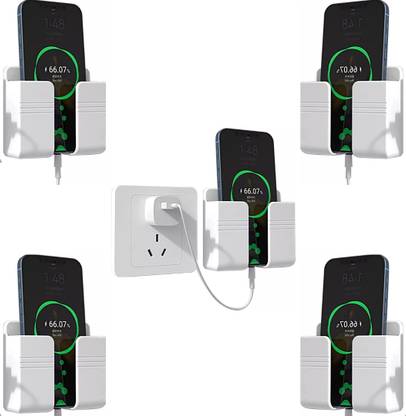 Muv up Wall Mount Mobile Stand - No Drill Required - Pack of 5 Mobile Holder