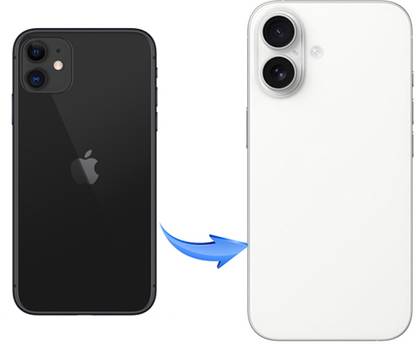 Jaaro iPhone 11 to iPhone 16 Converter | Rear Housing Assembly | Upgrade Chassis Replacement Full Panel