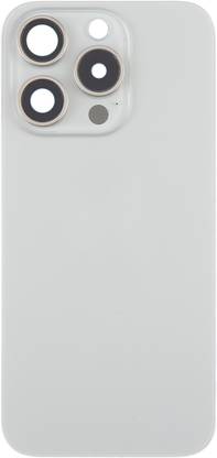 Spares4ever iPhone 15 Pro Titanium Replacement Glass with Camera Lens and Magsafe Magnet Back Panel