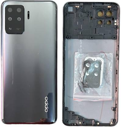 GOFCOTEL ( Ring + Panel ) Oppo F19 Pro - Black ( Ring + Panel ) Oppo F19 Pro - Black Back Panel