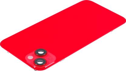 Spares4ever iPhone 14 Plus Red Replacement Glass with Camera Lens and Magsafe Magnet Back Panel