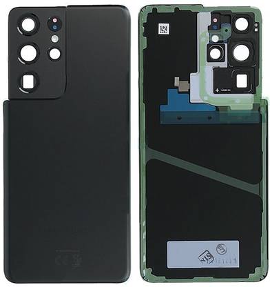 स्पेयरवेयर सैमसंग Samsun S21 Ultra-Black (WITH CAMERA LASS LENS) पीछे पैनल