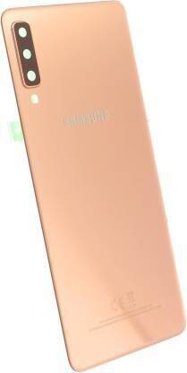 dkaccessories Samsung Galaxy A7 2018 With Camera Ring Glass Back Panel