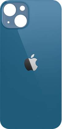 HQP for Apple iPhone 13 ( A2633, A2482, A2631, A2634, A2635 ) [ With LoGo & Pre Installed Adhesive Tape ] Battery Back Glass Door Replacement Back Panel