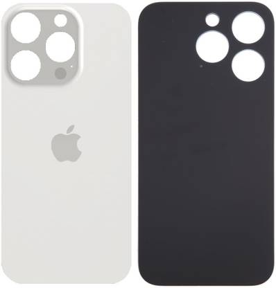 Sandreezz Apple iPhone 15 Pro (Glass) (Best Quality) (with Proper Logo) Back Panel