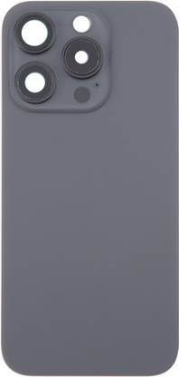 Spares4ever iPhone 16 Pro Black Replacement Glass with Camera Lens and Magsafe Magnet Back Panel