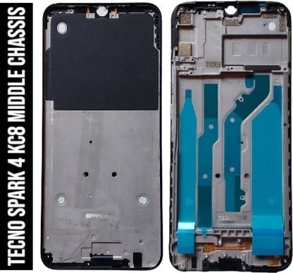 AL BAARI STORE Tecno Spark 4 Kc8 Middle Chassis Front Panel