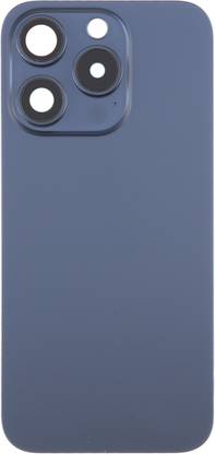 Spares4ever iPhone 15 Pro Blue Replacement Glass with Camera Lens and Magsafe Magnet Back Panel