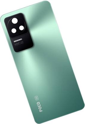 Unique4Ever POCO F4 ( GLASS ) With Camera Ring Glass Lens Back Panel